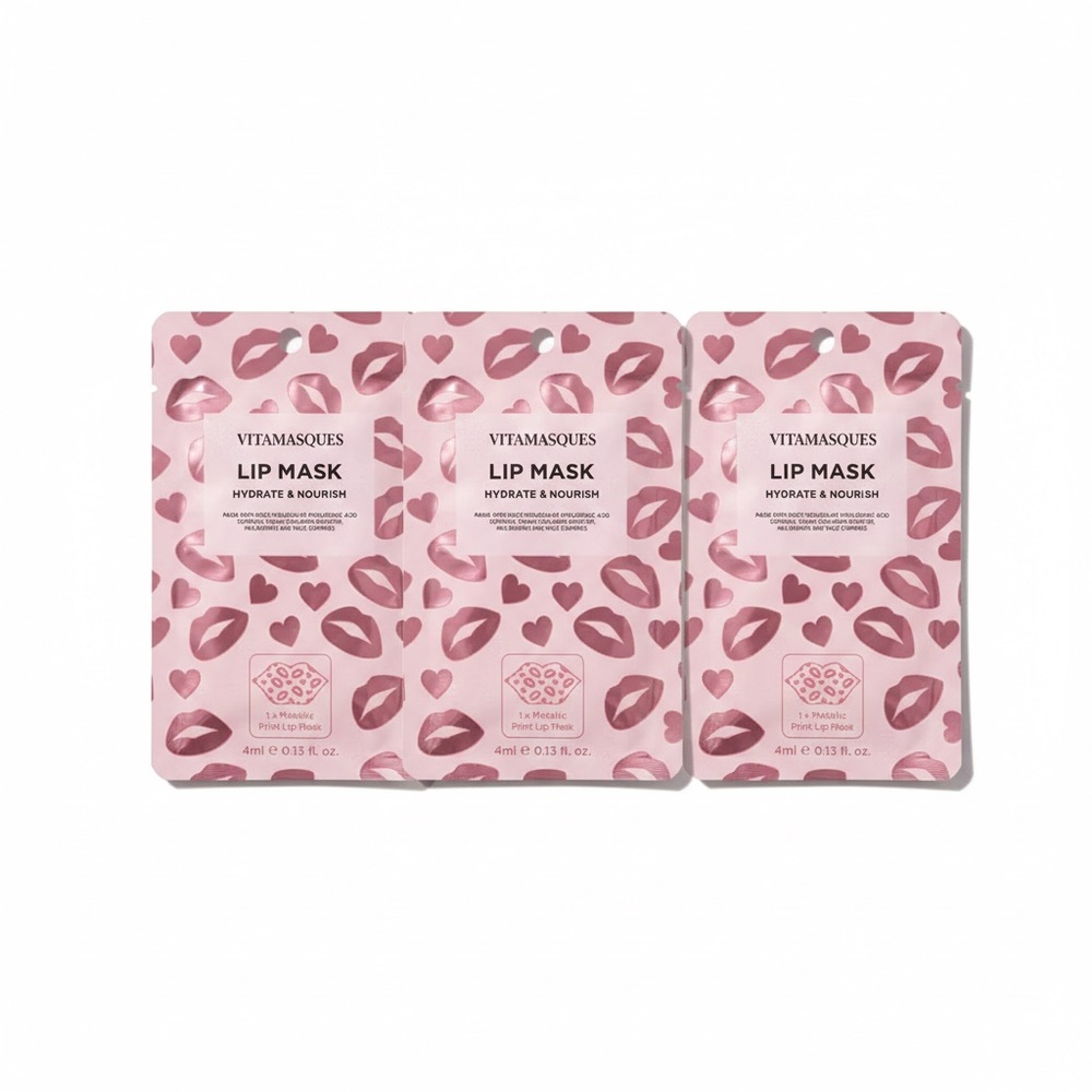 Vitamasques Plump & Repair Lip Sheet Mask - 0.13 fl oz- 3 pack